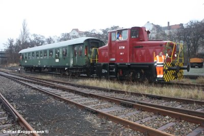 Fahrbetrieb auf der Anschlußbahn des DTMB