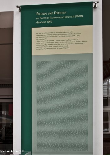 Fahne der Freunde und Förderer des DTM